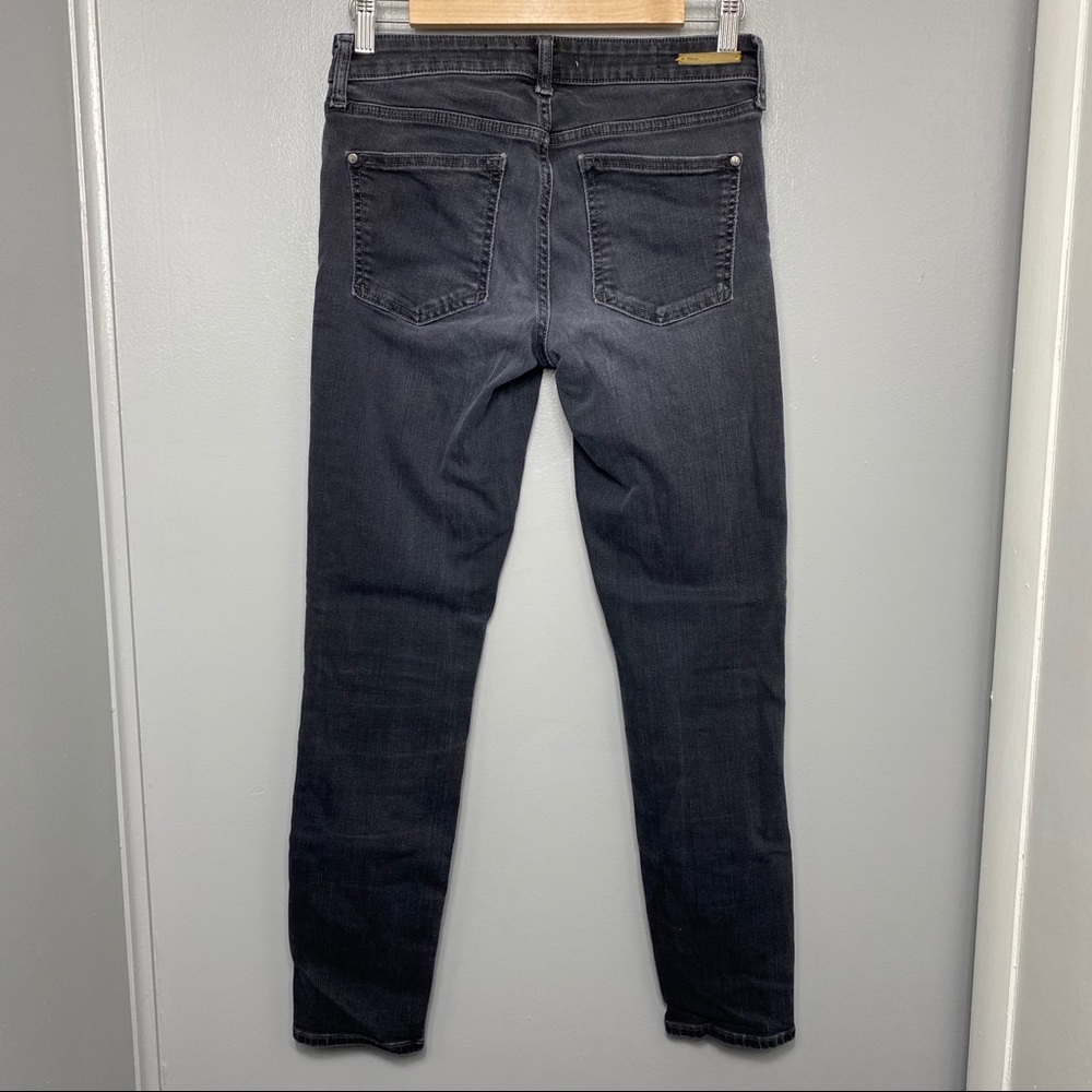 ANTHROPOLOGIE Pilcro and The Letterpress Washed Black Distressed Skinny Jeans - Picture 6 of 7